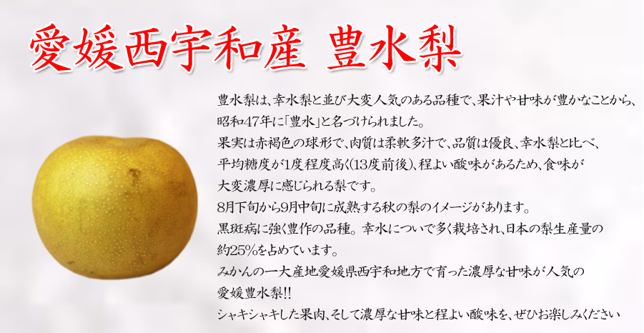 豊水梨について