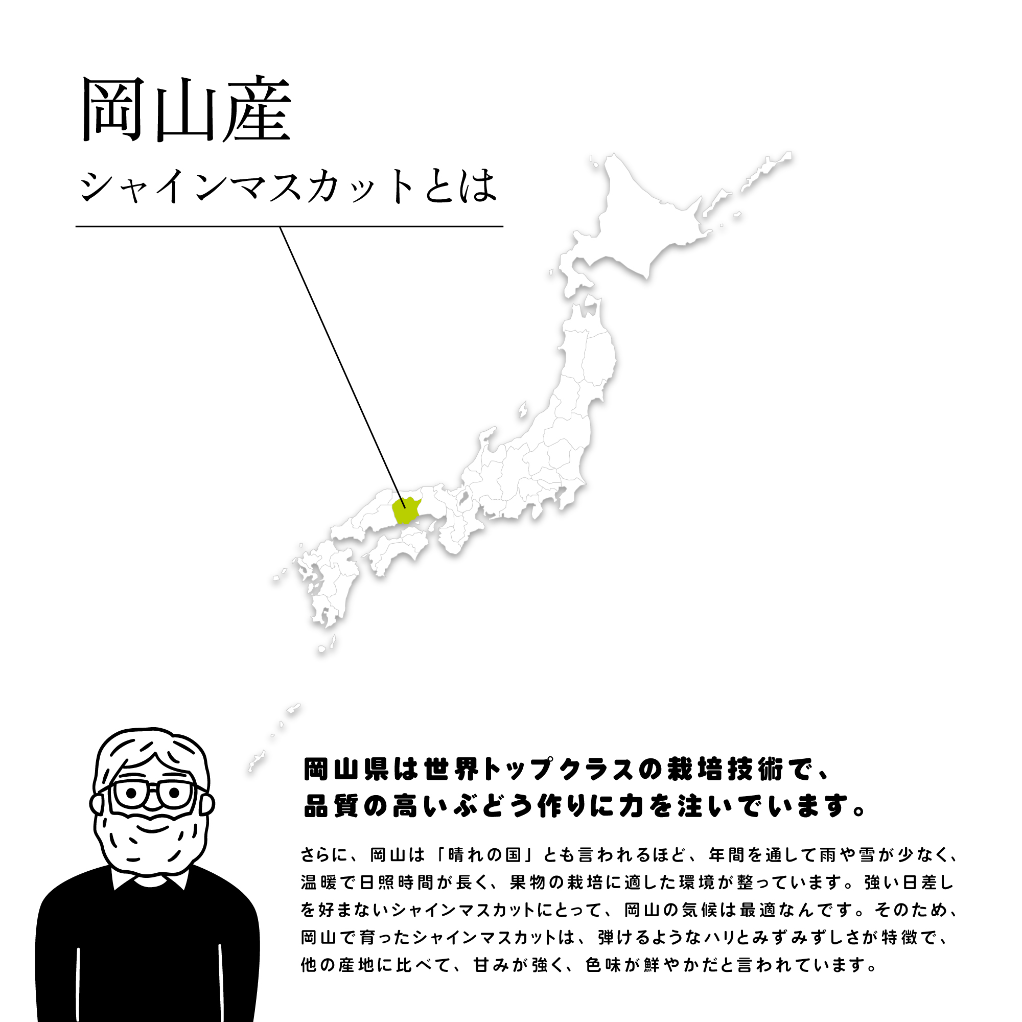 産地・岡山について