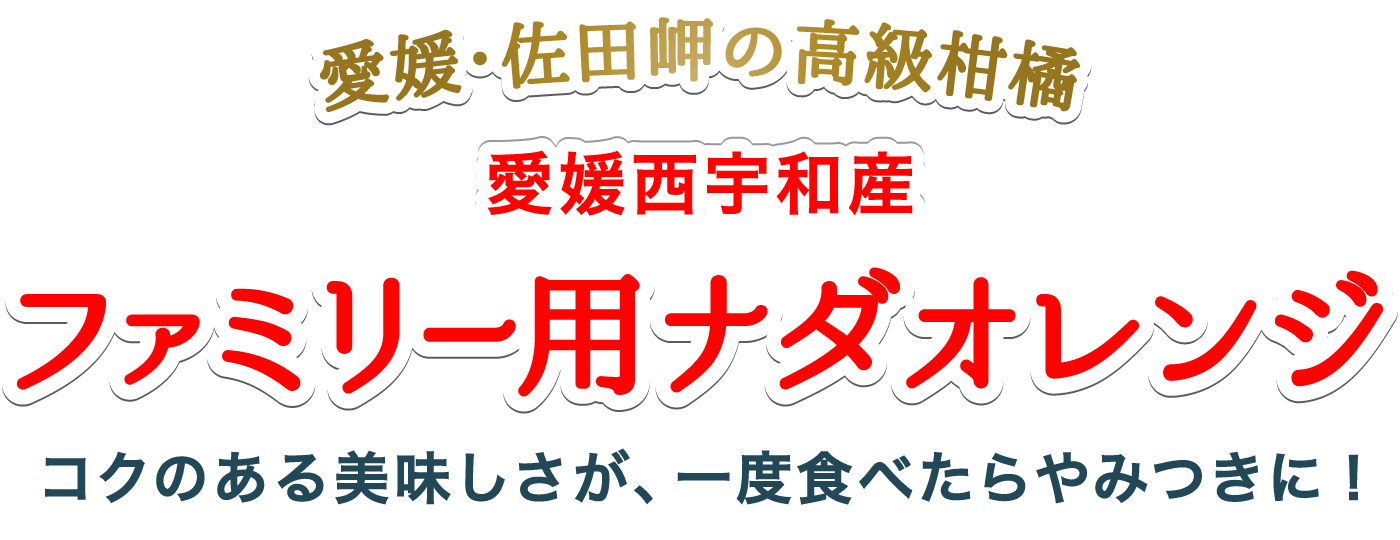 ファミリー用ナダオレンジ