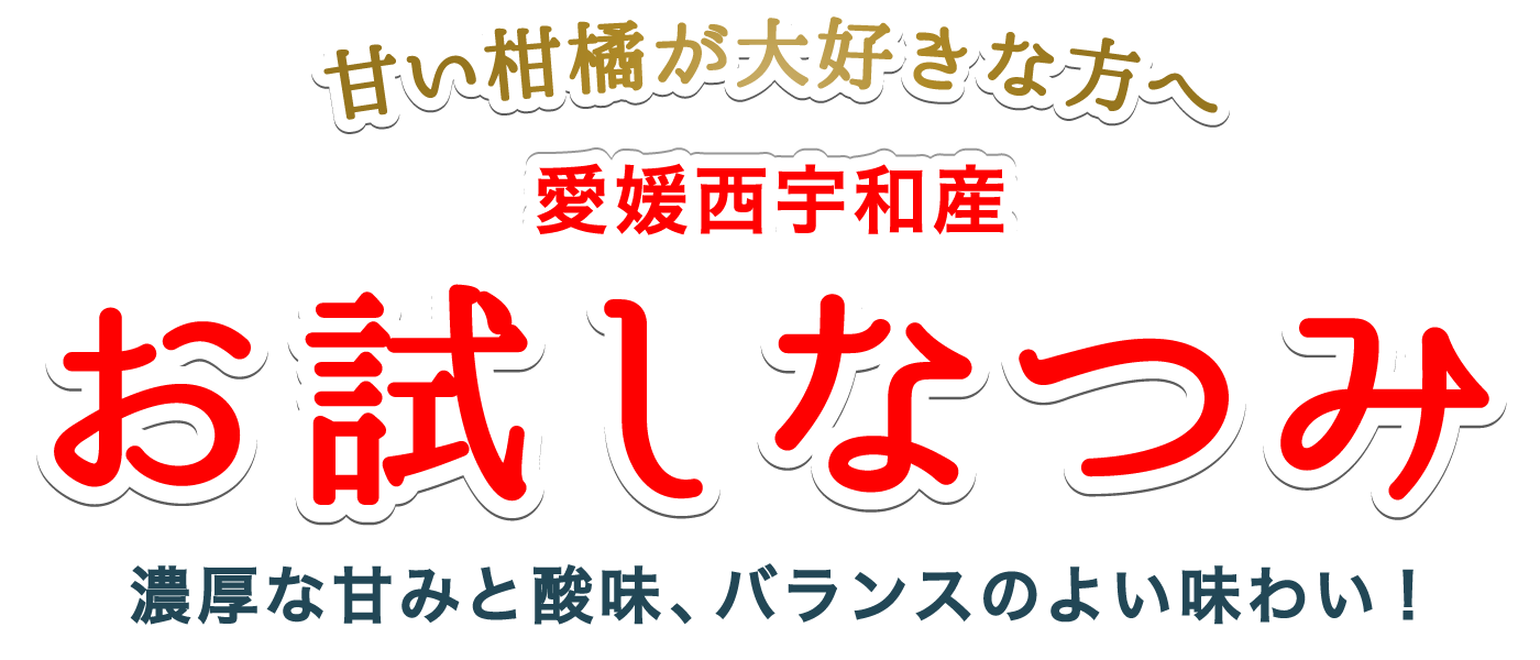 お試しなつみ