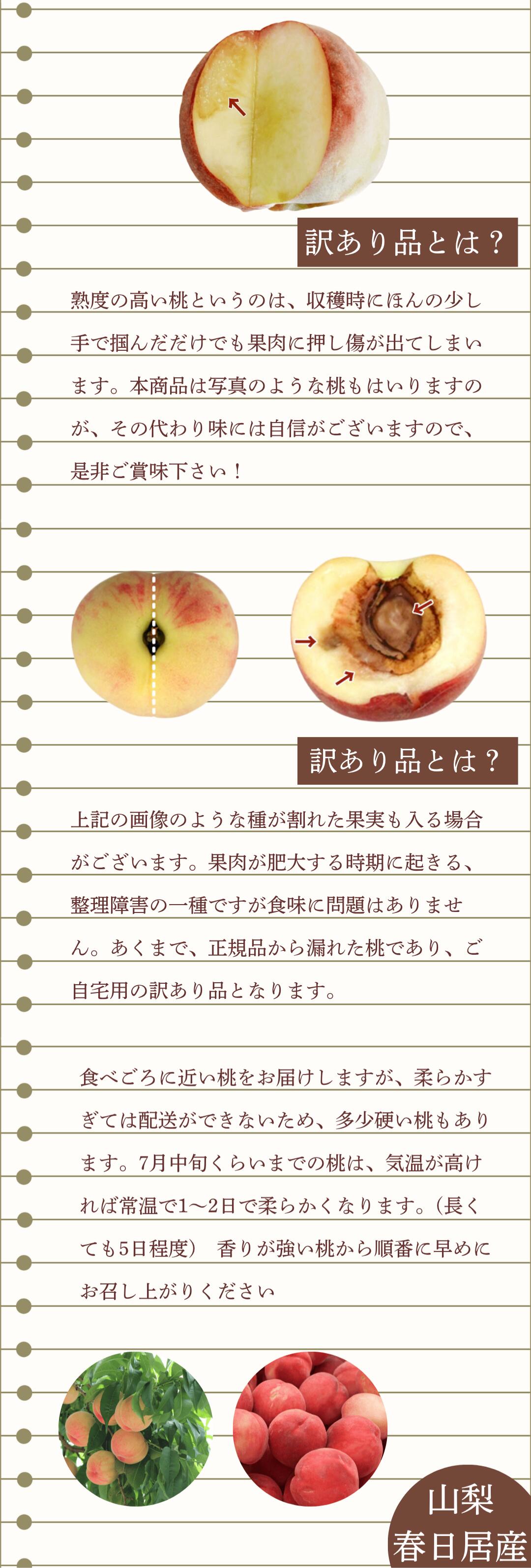訳ありの内容について